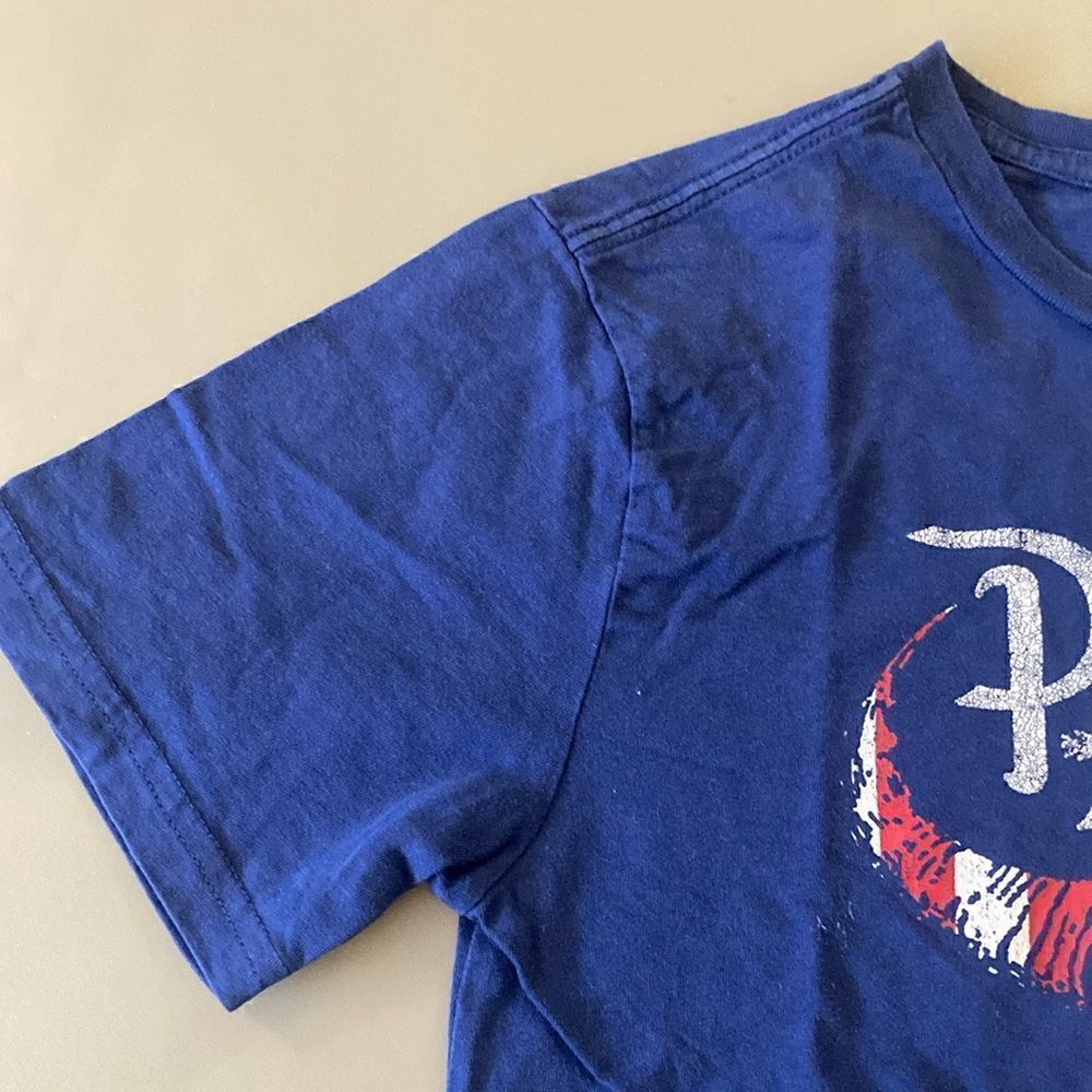 Polo Ralph Lauren Boys Size M Navy Short Sleeve Cotton Graphic Tee Shirt. - Picture 4 of 6